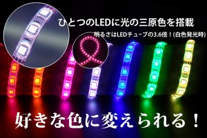 マルチカラーLED エントリーモデル・8本セット